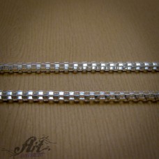 Сребърен синджир , дамски N-365 - 55 см.
